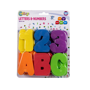 Cooey - Baby Bath - Party Accessories - Letters & Numbers - 36 Pieces