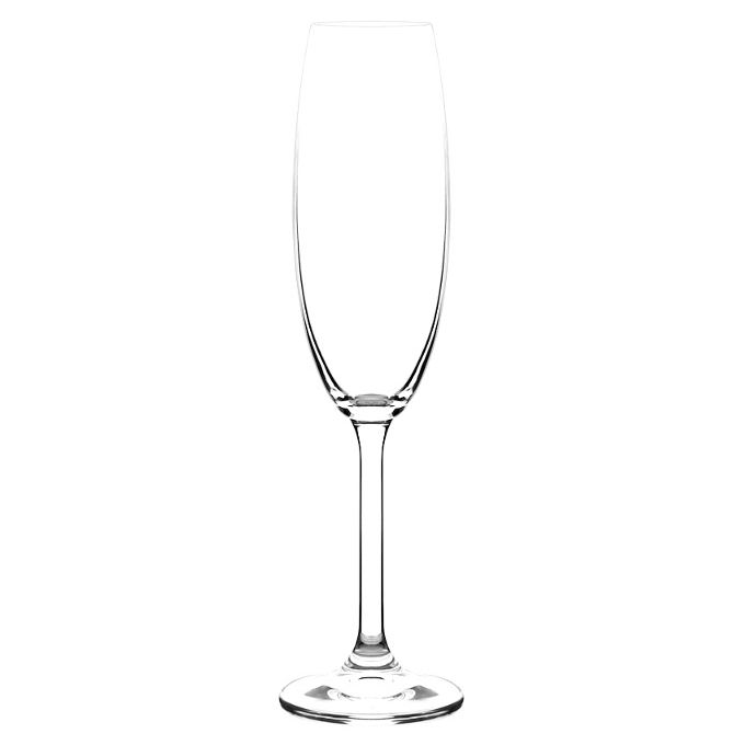 Bistro Crane Crystal Champagne 220ml - Set of 6