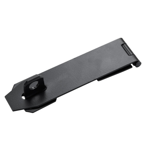 Hasp & staple japan black 114mm mackie