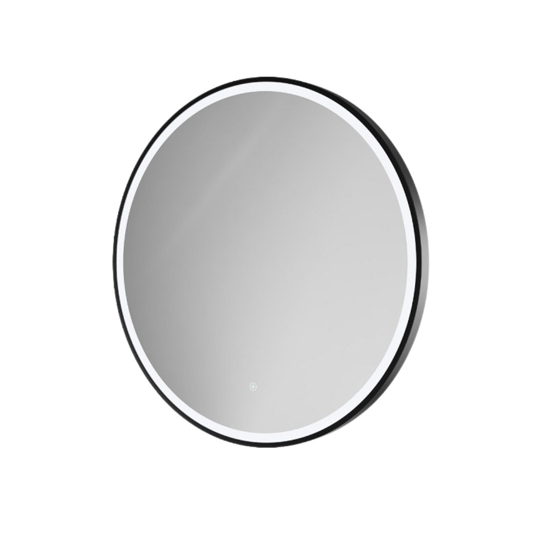 Muett 60cm Black LED Decor Mirror