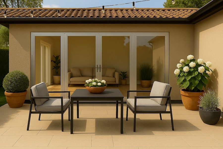 Kenzo - OXXO3621S - Aluminium Double Sliding Door 3.6mx2.1m Silver