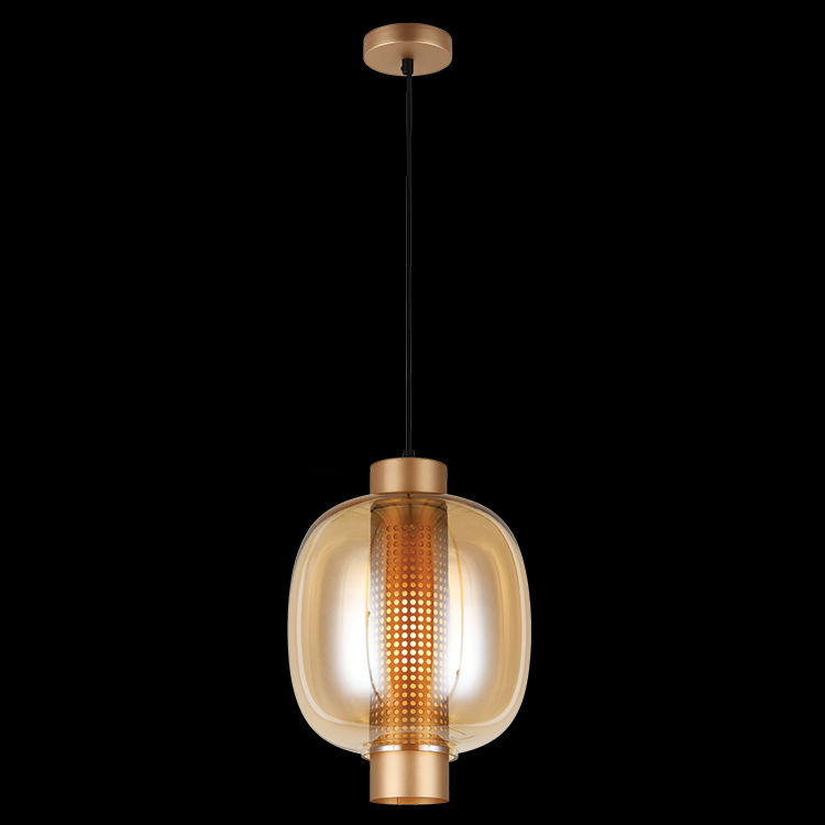 230v 40W E27 Large Chicago Glass Pendant