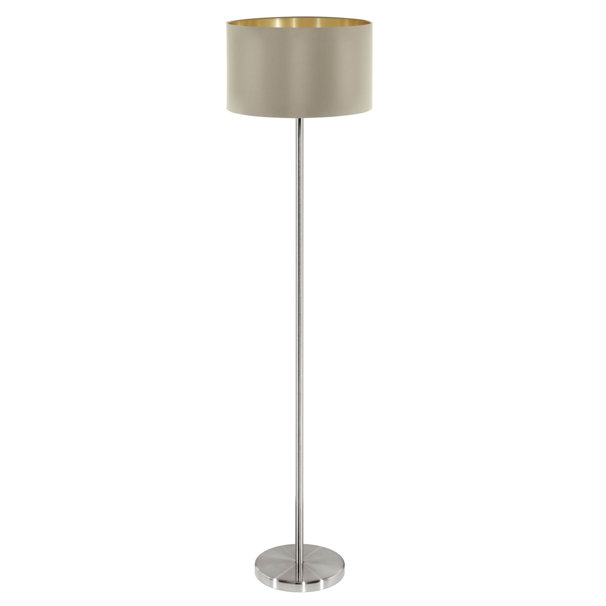 Eurolux Maserlo Floor Light 380mm Taupe/Gold