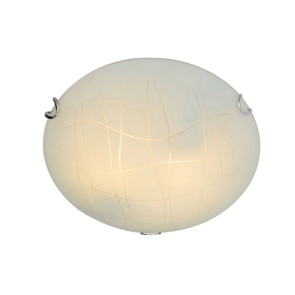 Eurolux Radiant Lines Street Ceiling Light 250mm Chrome