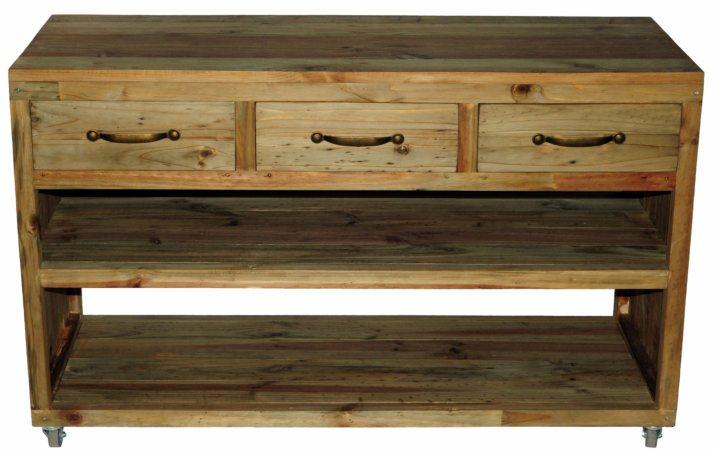 TV Stand 1,2m, with Shelves & Drawers