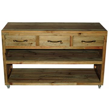 TV Stand 1,2m, with Shelves & Drawers