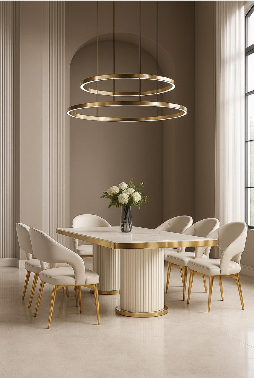 ASHER- Lumière Dining Set