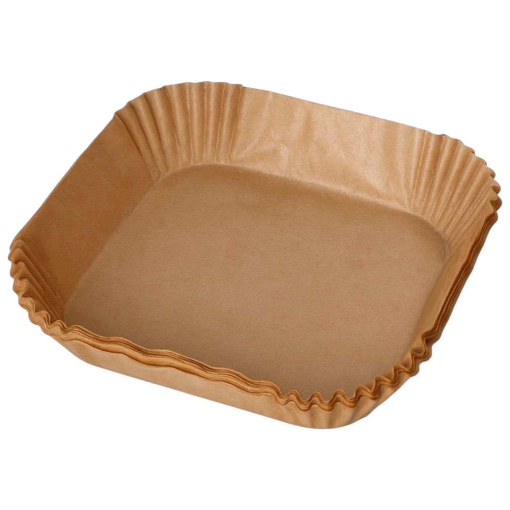 Air Fryer Paper Holder 23cm - Brown - Pack of 50
