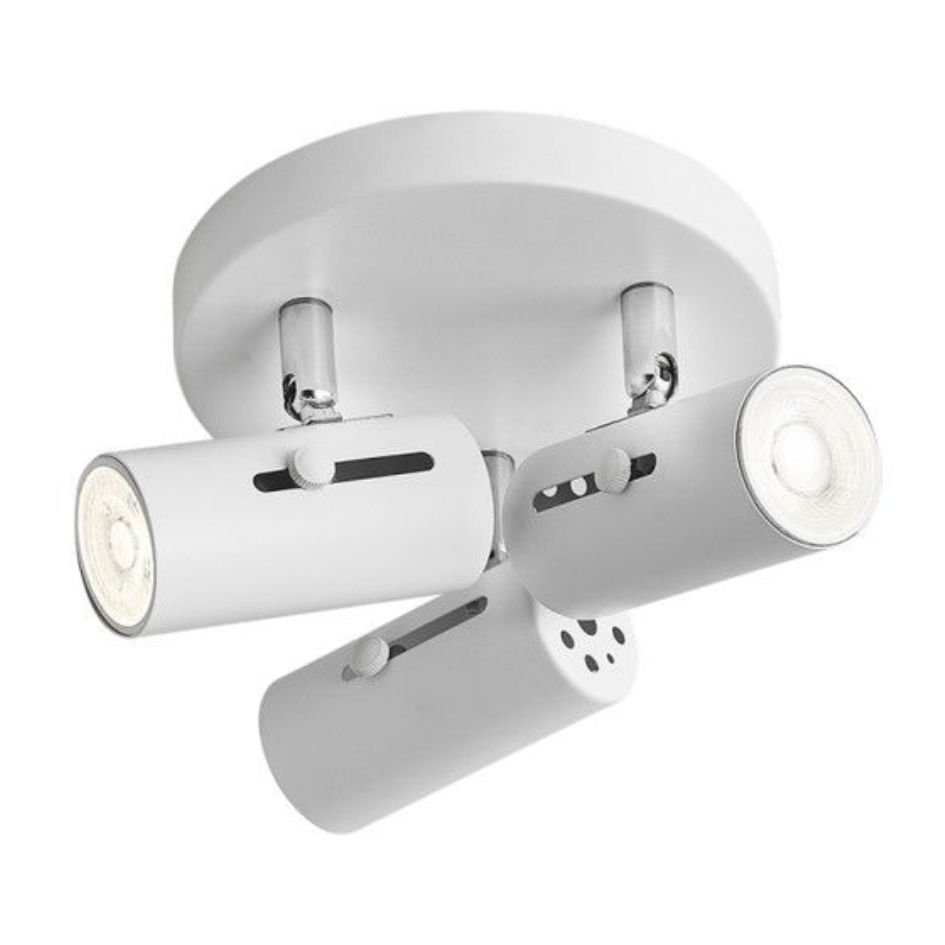 Swivel Spotlight White   3 x 50W GU10