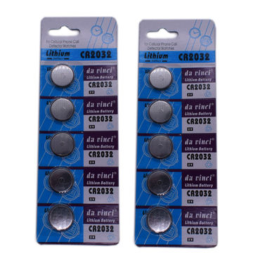 Da Vinci CR2032 batteries 2032 3V Lithium Type Cell Watch Battery 2 Pack