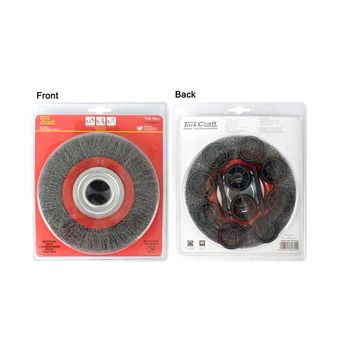 Tork Craft - Wire Wheel Brush 150 x 25mm 0.30mm - 2 Pack