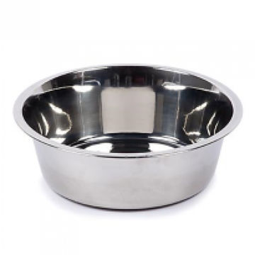 S.S STANDARD FEEDING BOWL  500 ML / 14 CM