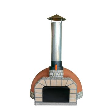 Wood-fired Pizza Oven (with stainless steel paddle and door fitted with thermostat)