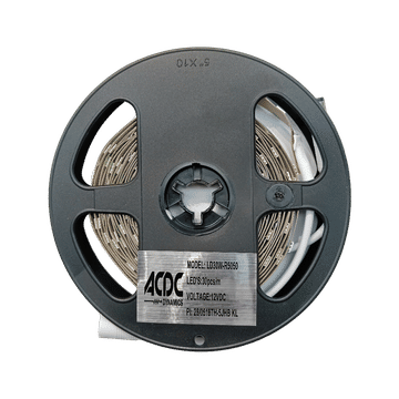 12VDC 30/M LED GREEN FLEX WHITE STRIP LIGHT NON/WPROOF /5M