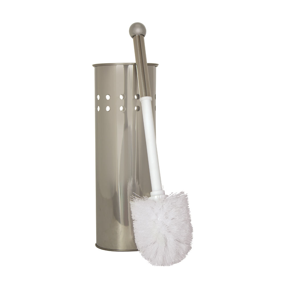 TOILET BRUSH AND HOLDER S/S