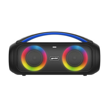 Gemini GGO 230L 50W Dual 3" Portable BT Boombox with LED Party Lighting