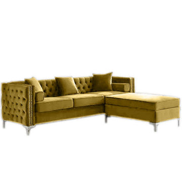 Oxford Corner Reversible Sectional Couch -Brown