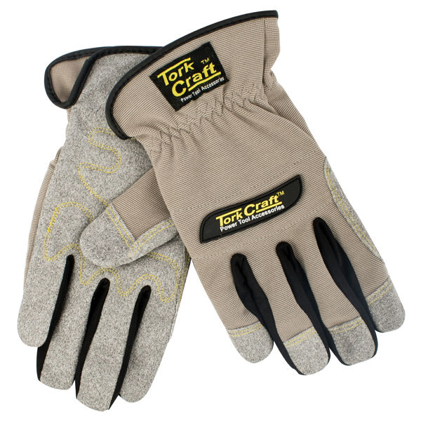 Mechanics Glove X Large Synthetic Leather Palm Spandex Back