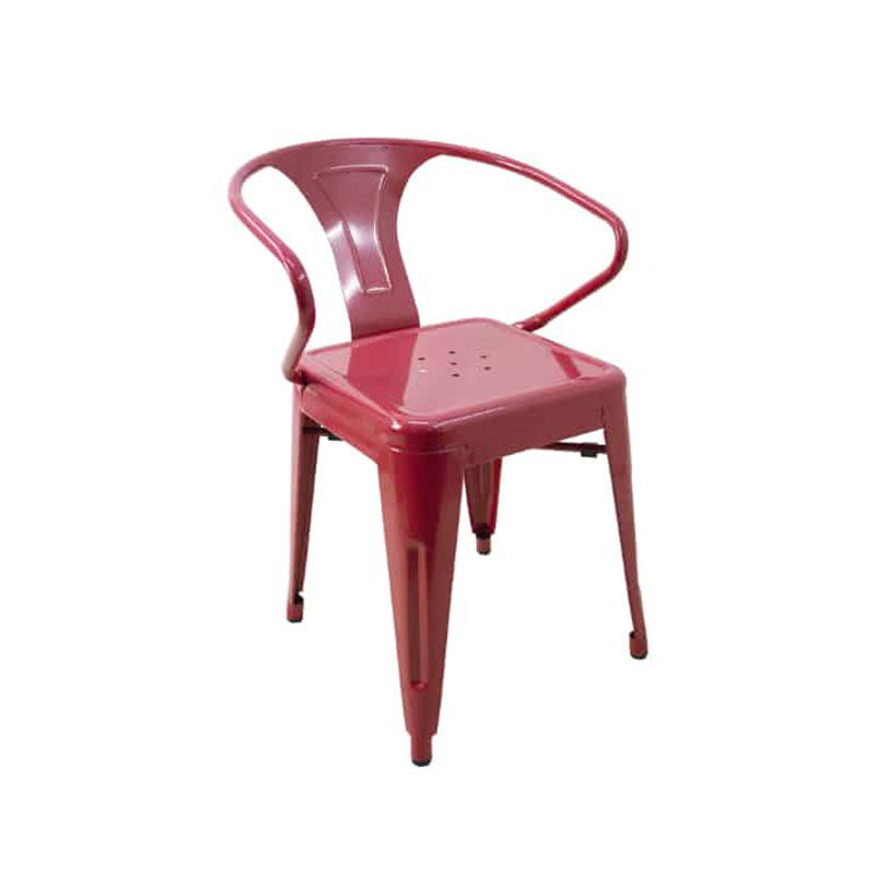 Vividitto - Replica Tolix Chair Round Back - Red