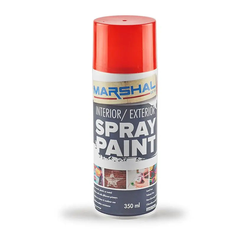 Marshal Spray Paint, Fire Red, 350ml