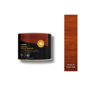 Nova 16 Indoor & Outdoor Varnish - Dark Oak 1lt