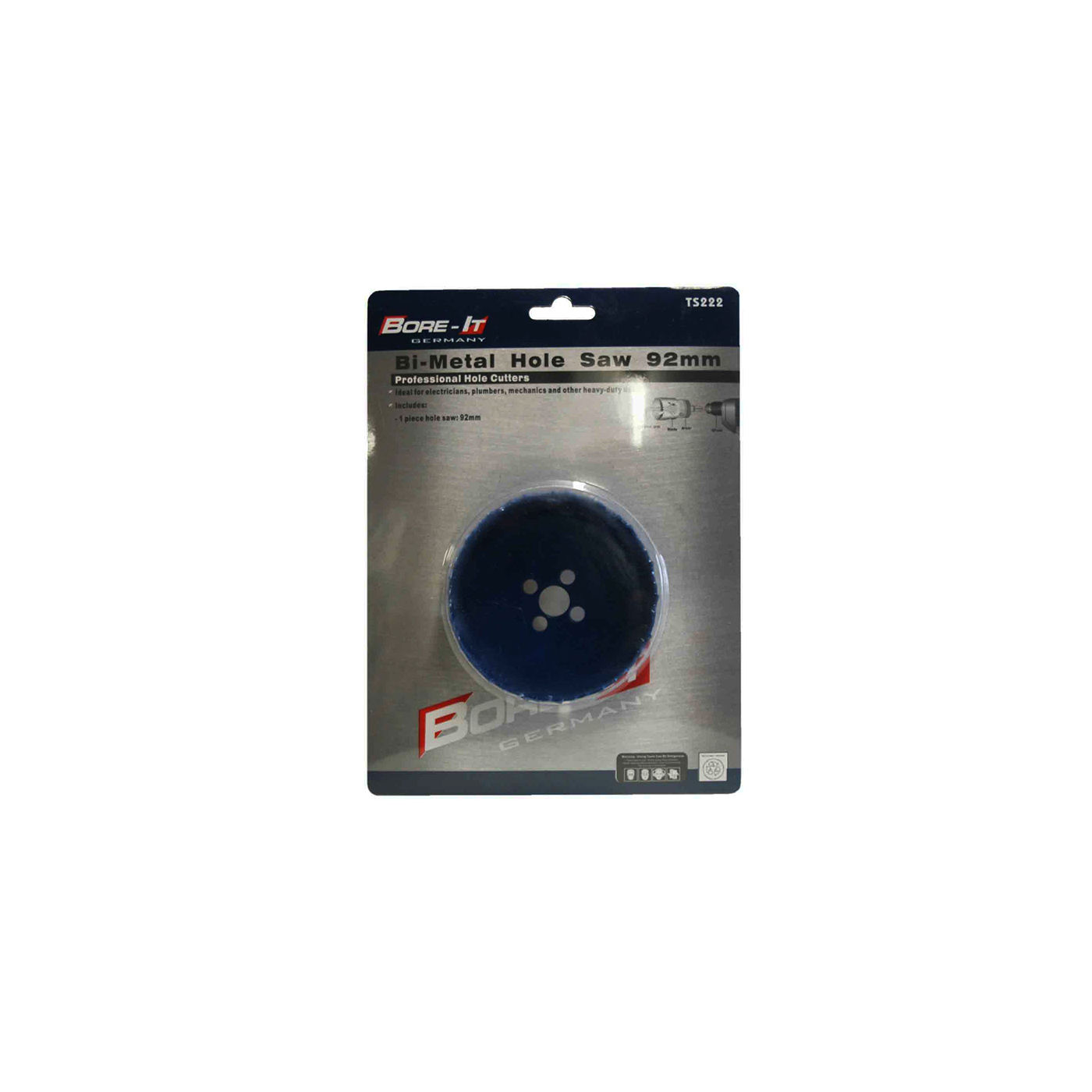 Bore-it - Hole Saw - Bi-Metal - 92mm - 5 Pack