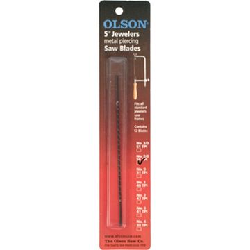 JEWELERS METAL PIERCING SAW BLADES 56TPI PLAIN END 6PC