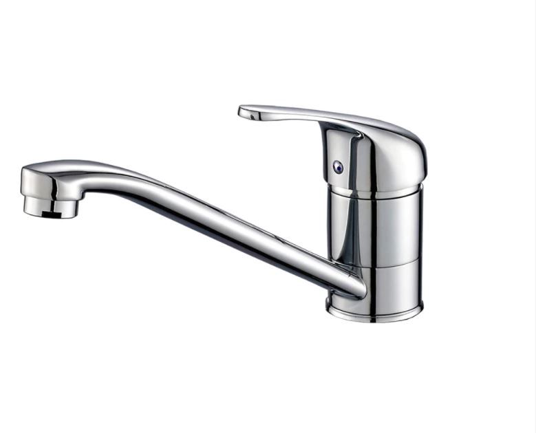 Shind Bathroom Faucet Chrome Mixer Stainless SS Pipe Rotate Water Outlet
