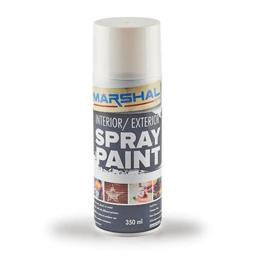 Marshal Spray Paint, Gloss White, 350ml