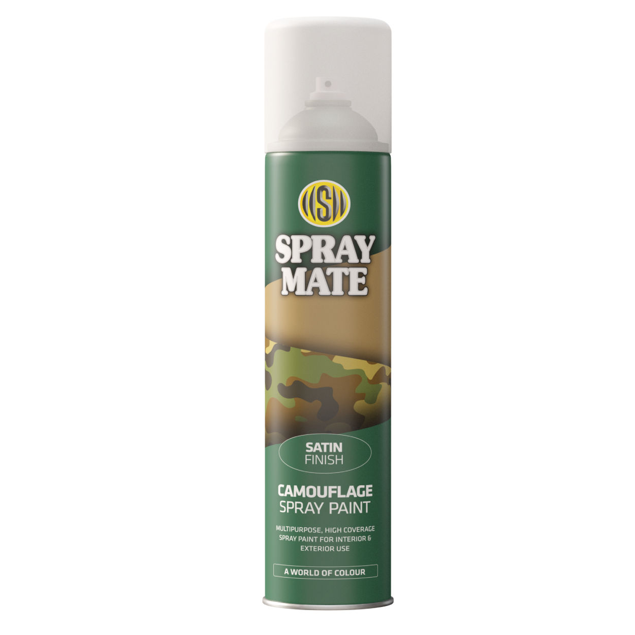 SPRAYMATE CAMOUFLAGE CLEAR SATIN 250ml