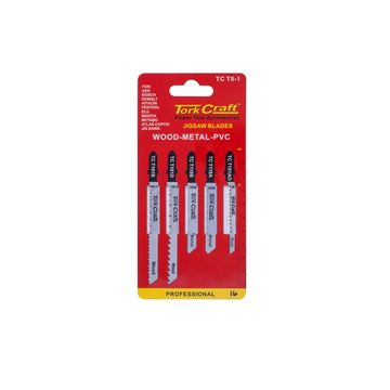Tork Craft - T-Shank Jigsaw Blades 5 Piece Assorted - 4 Pack