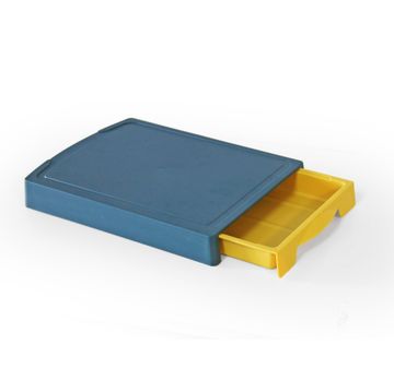 Fine Living Chop/Clear Board yellow/blue