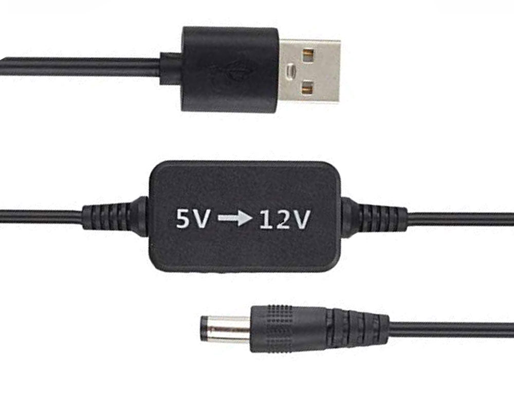 Step Up Voltage Converter USB 5V to 12V (Power Bank to Wi-Fi Router)