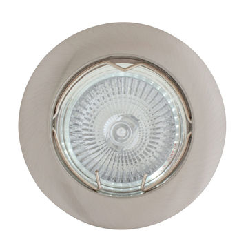 Eurolux - Straight Curved Rim - Downlight - Satin Chrome - 6 Pack
