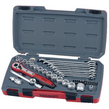 39PC 3/8" Drive Socket And Spanner Tool Set