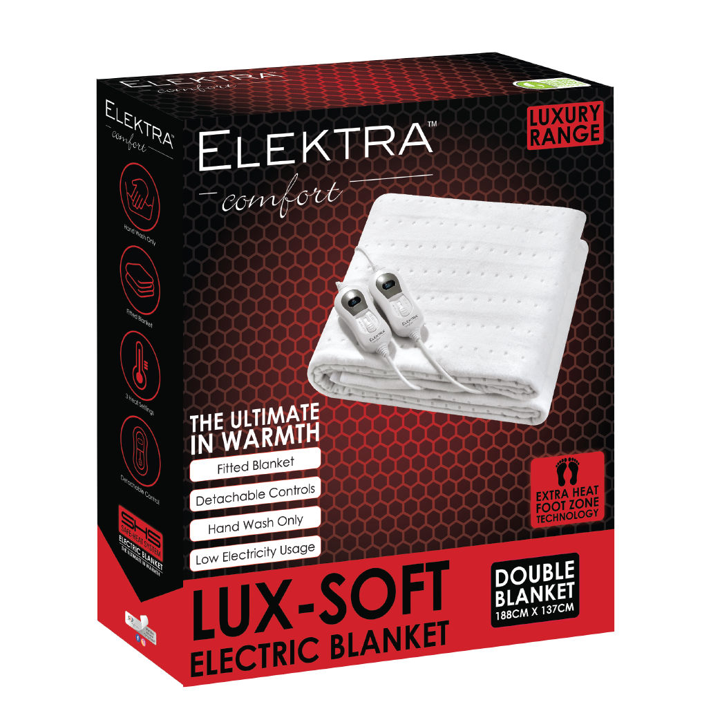 ALVA - ALVA - 3/4 DOUBLE TIE-DOWN ELECTRIC BLANKET 110x150 – Alva