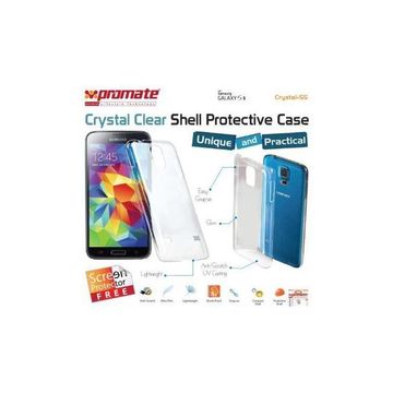 Promate Crystal-S5 ,Crystal Clear Shell