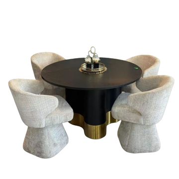 Elegant Round Dining Set