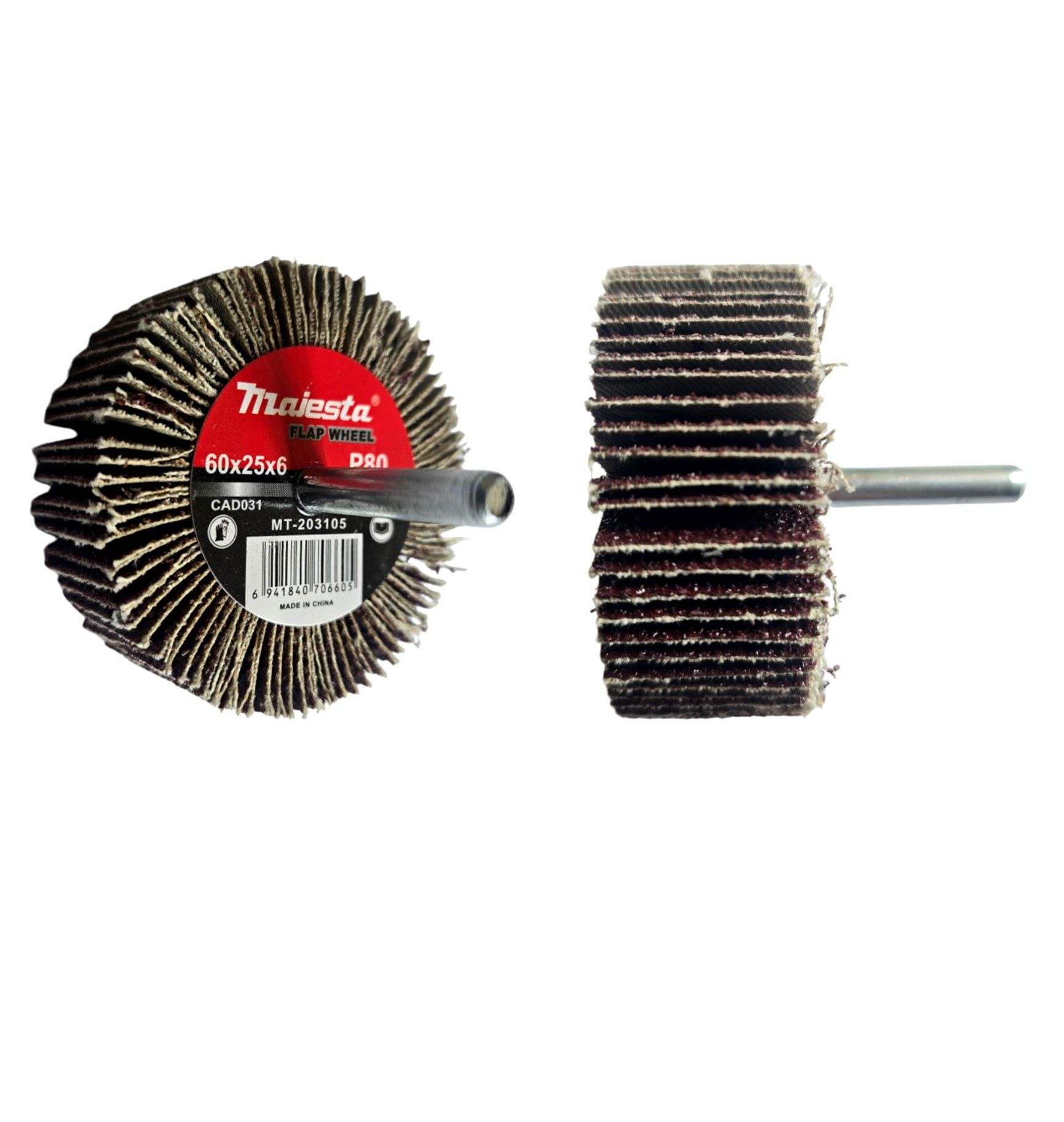 Majesta Abrasive Flap Wheel for Drill 60mm 80 Grit