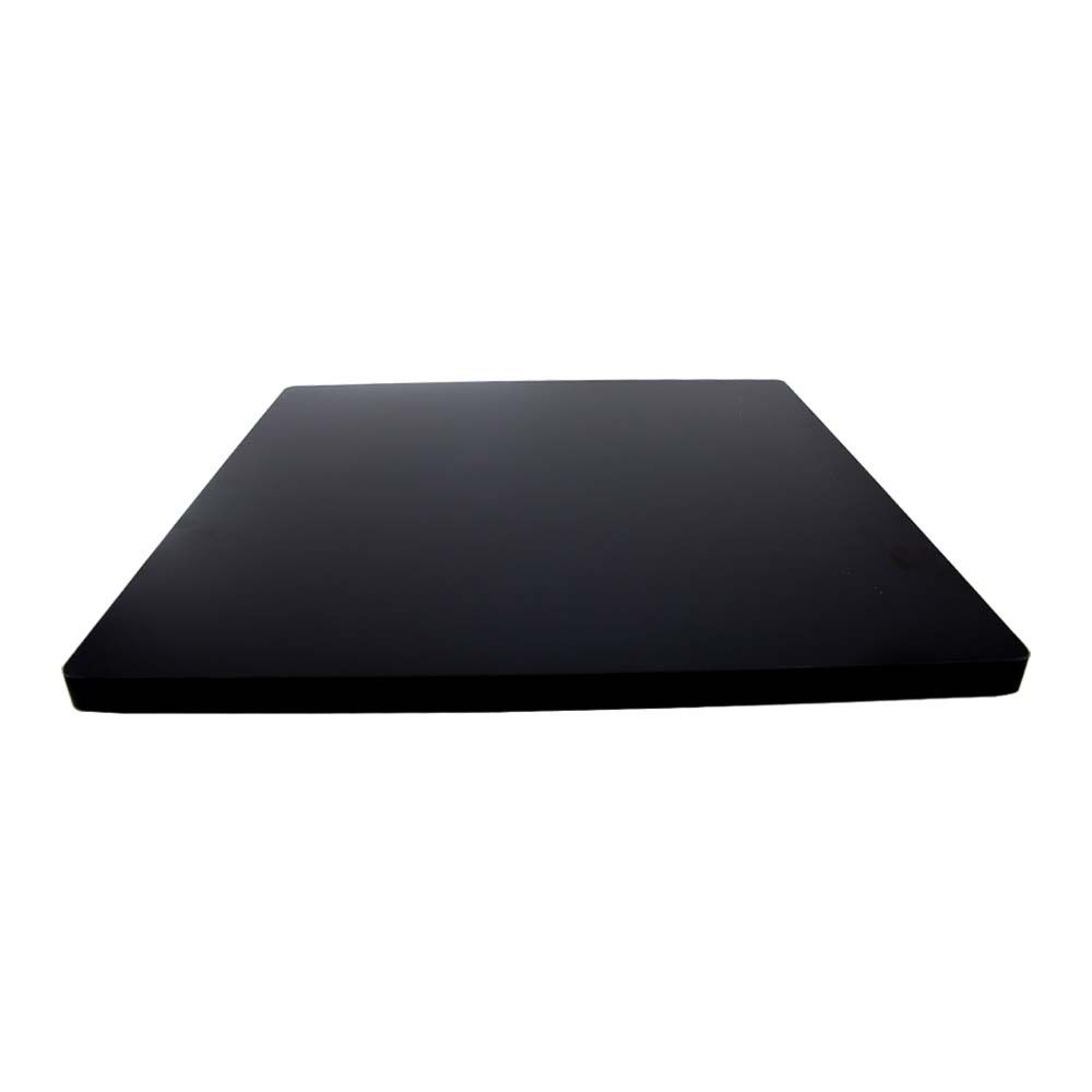 Vividitto - Square Cafe Table Top 80cm (MDF) - Black
