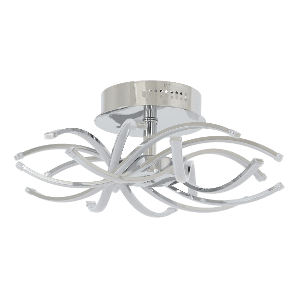 Willow 80W Satin Nickel LED Ceiling Light