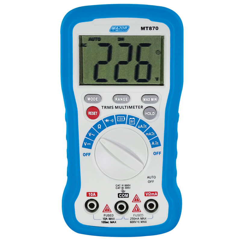 Digital Multimeter (MT870) - Major Tech