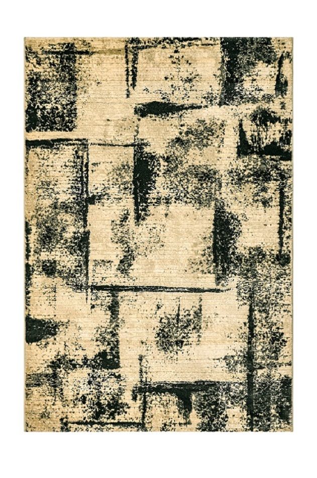 Modern Cream Heat-set Polypropylene Rug 160 x 230