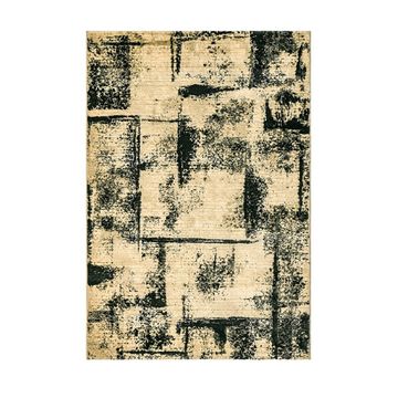 Modern Cream Heat-set Polypropylene Rug 160 x 230