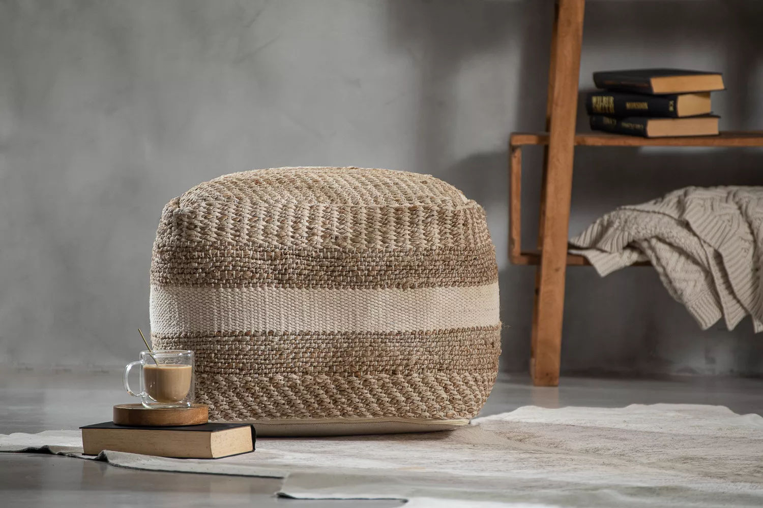 Ottoman Natural & White