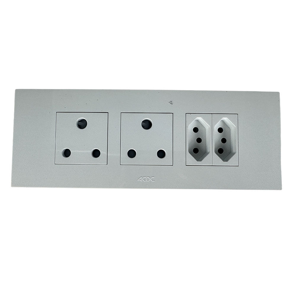 ACDC - White Orion 2x16A SA Socket And 2x N-Type Socket Outlet