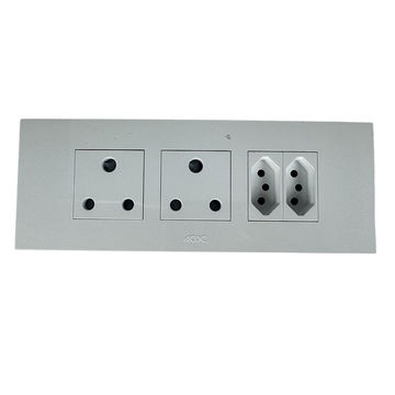 ACDC - White Orion 2x16A SA Socket And 2x N-Type Socket Outlet