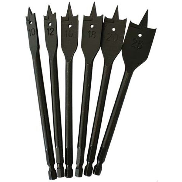 Spade Bit Pro Series 6 Pce Set