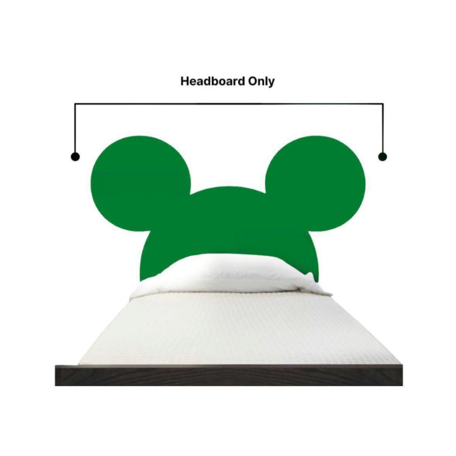 Emerald Green Mickey mouse shape Double