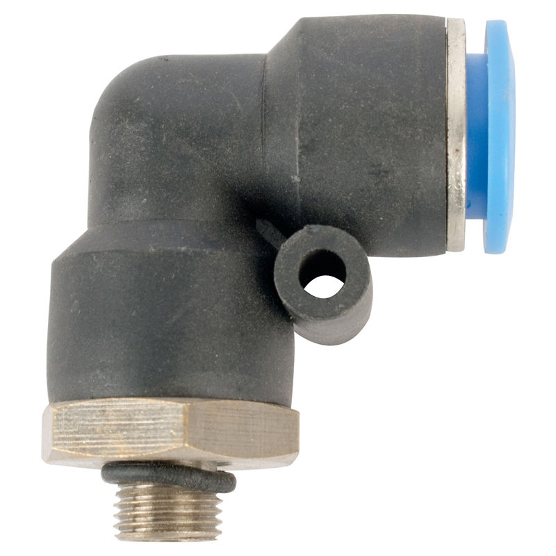Aircraft - Elbow W/O-Ring 12mm-1/8 M Pu Hose Fitting - 5 Pack
